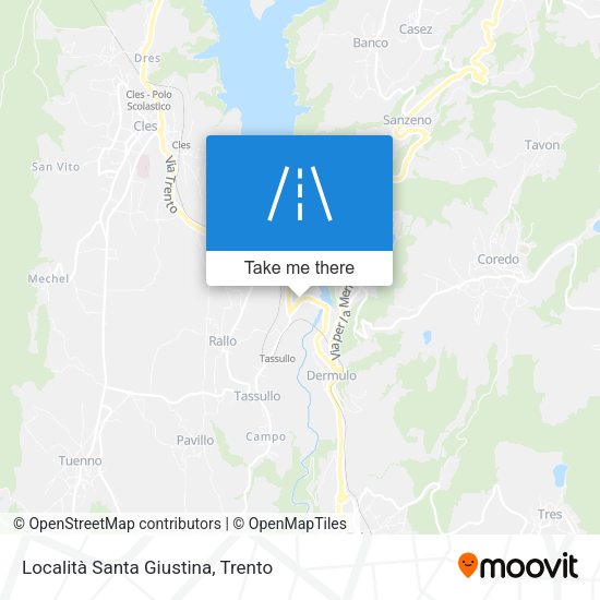 Località Santa Giustina map