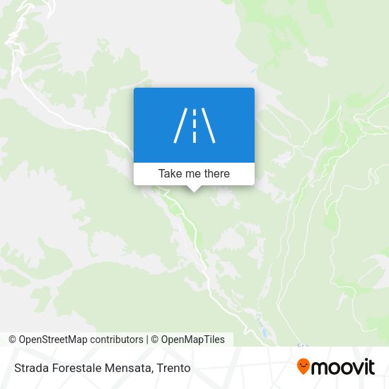 Strada Forestale Mensata map