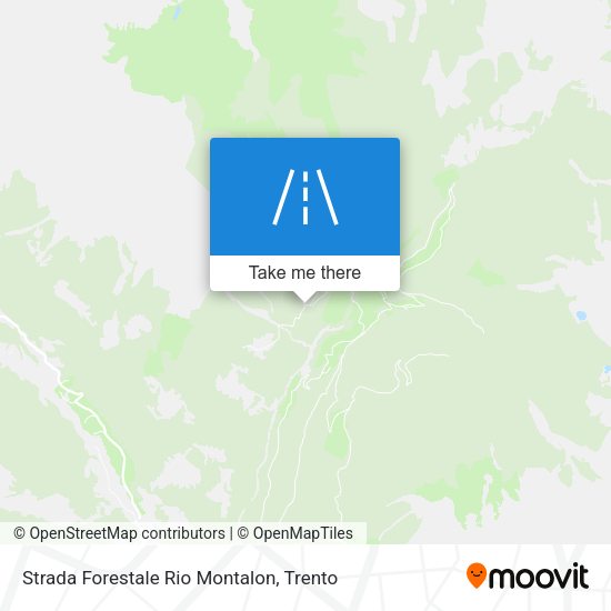 Strada Forestale Rio Montalon map