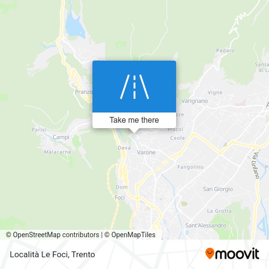 Località Le Foci map