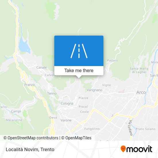Località Novim map