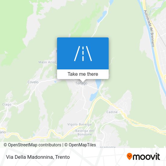 Via Della Madonnina map