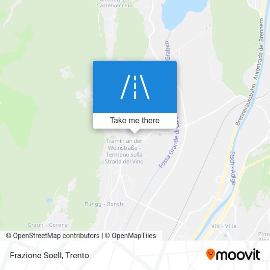 Frazione Soell map