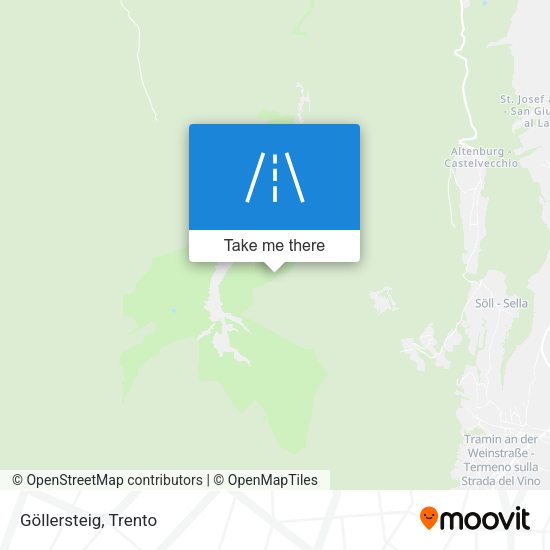 Göllersteig map