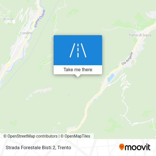 Strada Forestale Bisti 2 map