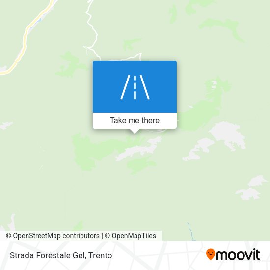 Strada Forestale Gel map