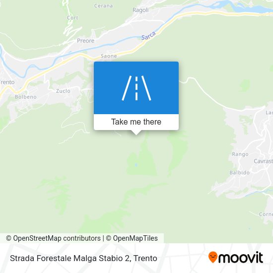 Strada Forestale Malga Stabio 2 map