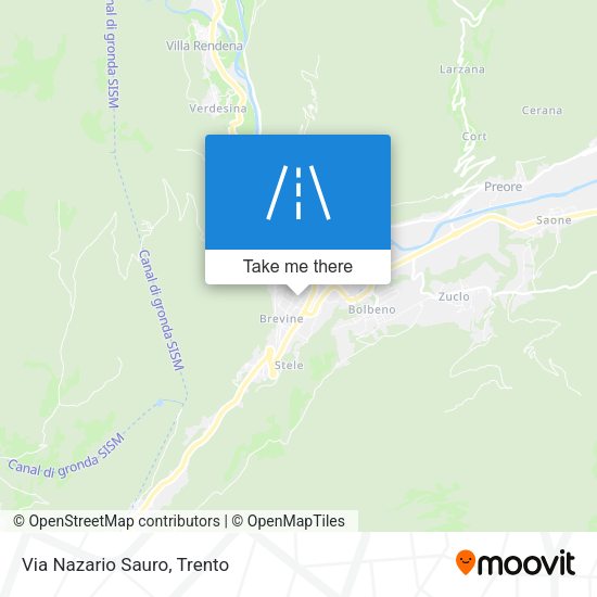 Via Nazario Sauro map