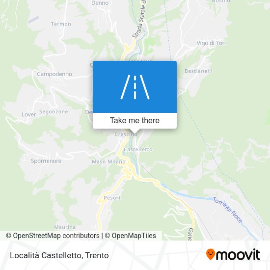 Località Castelletto map
