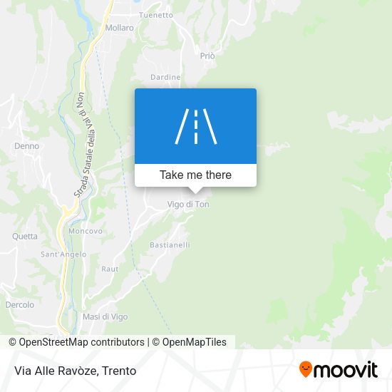 Via Alle Ravòze map