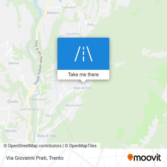 Via Giovanni Prati map
