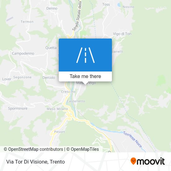 Via Tor Di Visione map
