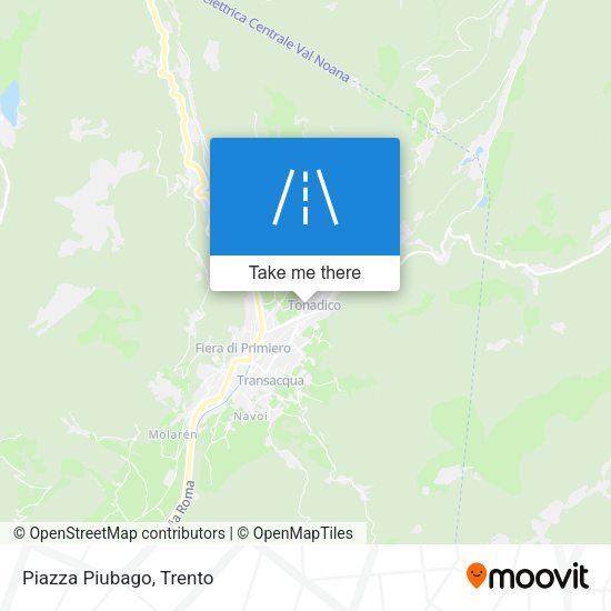 Piazza Piubago map