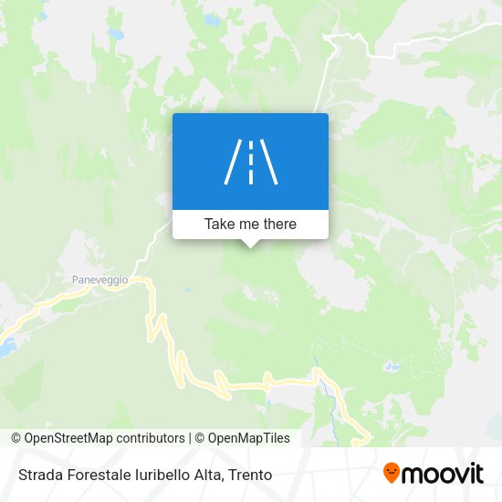 Strada Forestale Iuribello Alta map