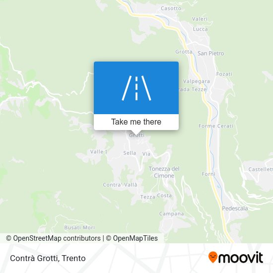 Contrà Grotti map