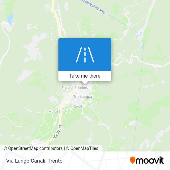 Via Lungo Canali map