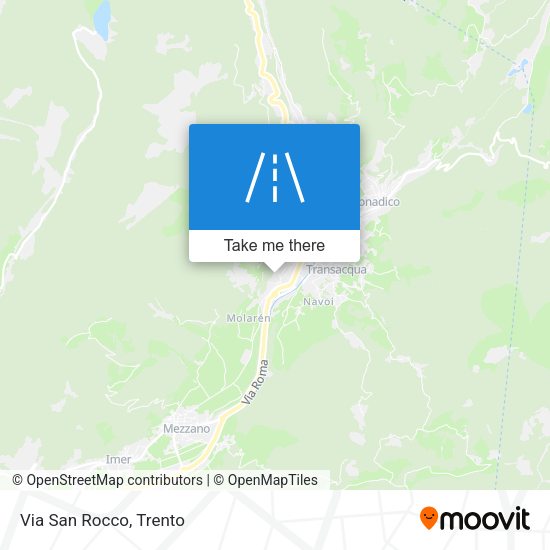Via San Rocco map