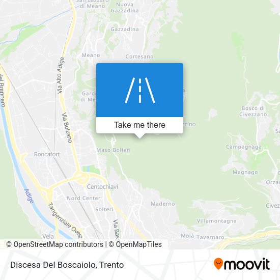 Discesa Del Boscaiolo map