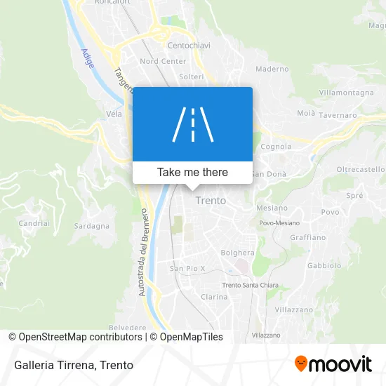 Galleria Tirrena map