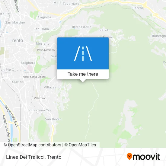 Linea Dei Tralicci map