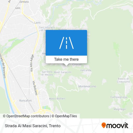 Strada Ai Masi Saracini map