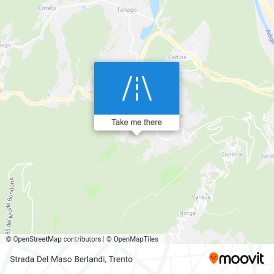 Strada Del Maso Berlandi map