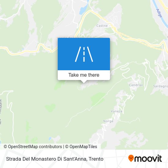 Strada Del Monastero Di Sant'Anna map