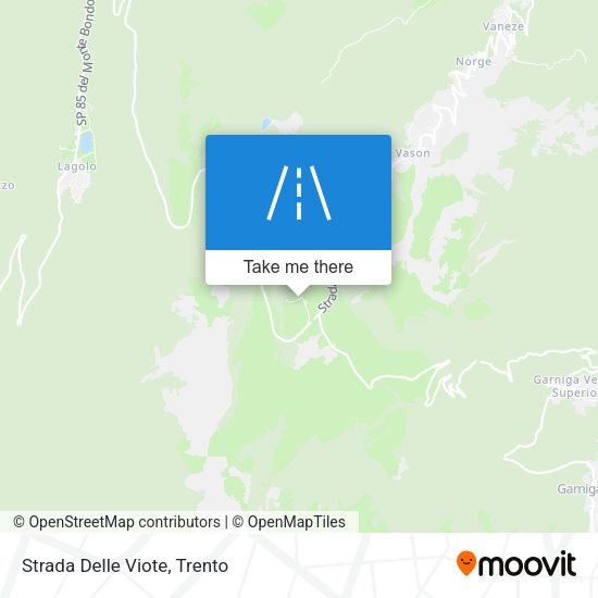 Strada Delle Viote map