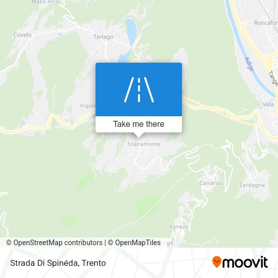 Strada Di Spinéda map