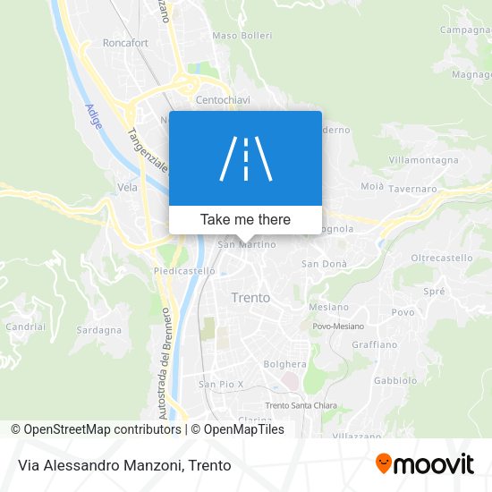 Via Alessandro Manzoni map