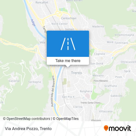 Via Andrea Pozzo map
