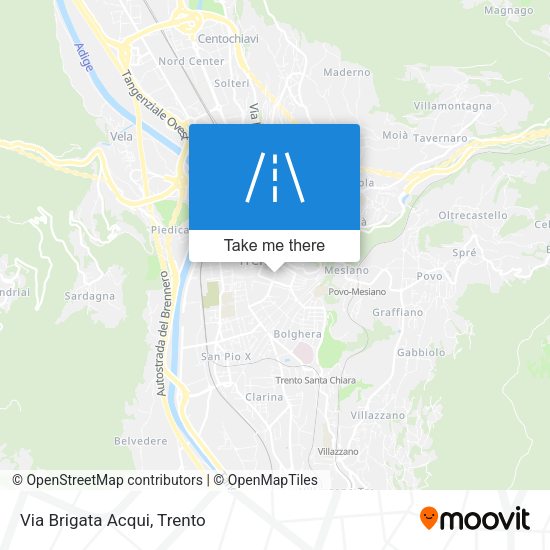Via Brigata Acqui map