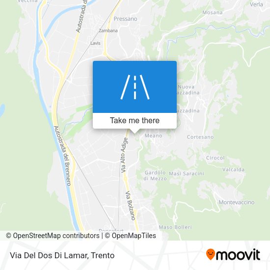 Via Del Dos Di Lamar map