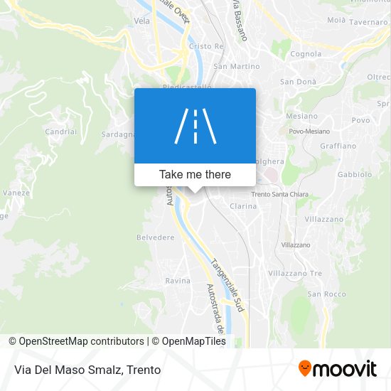 Via Del Maso Smalz map