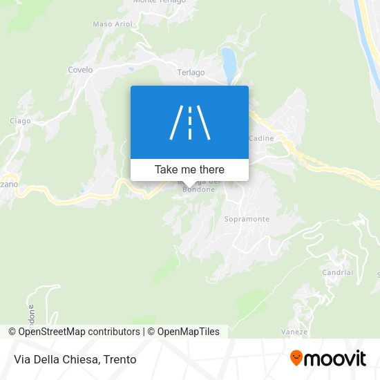 Via Della Chiesa map