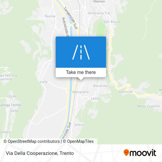 Via Della Cooperazione map