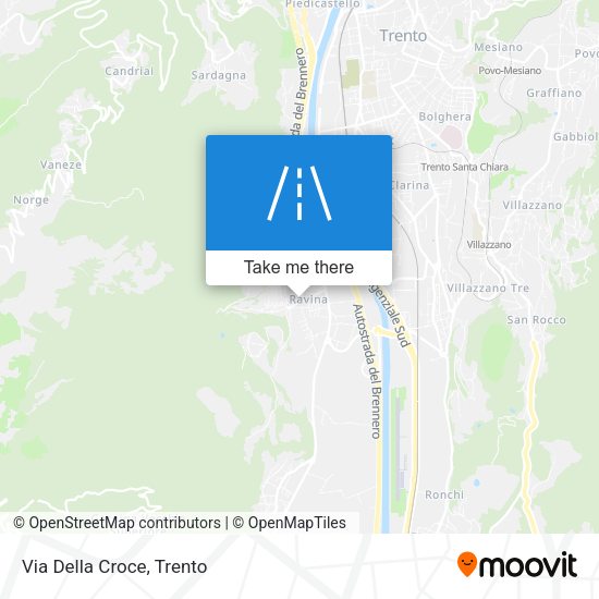 Via Della Croce map
