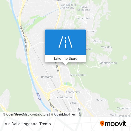 Via Della Loggetta map
