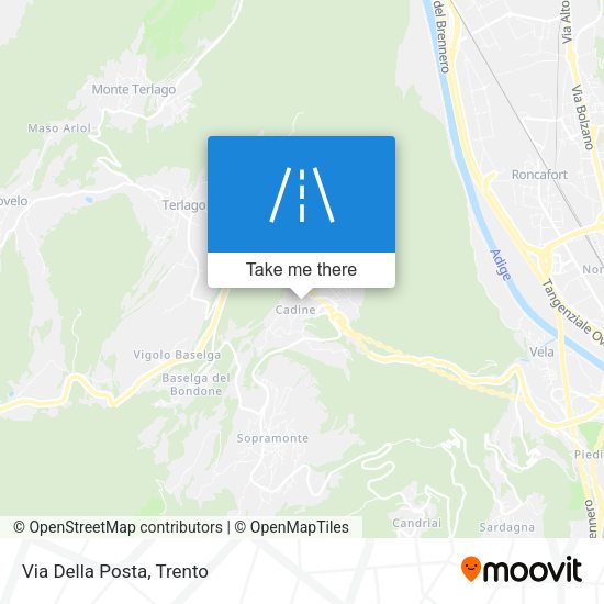 Via Della Posta map