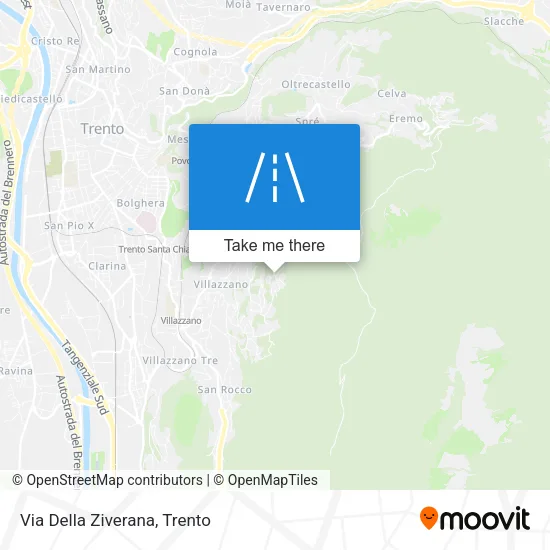 Via Della Ziverana map