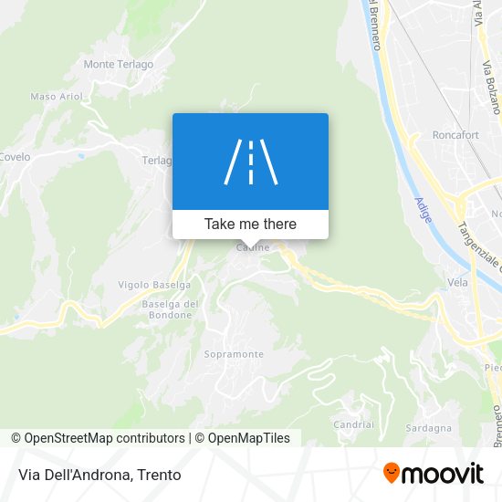 Via Dell'Androna map