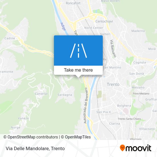 Via Delle Mandolare map