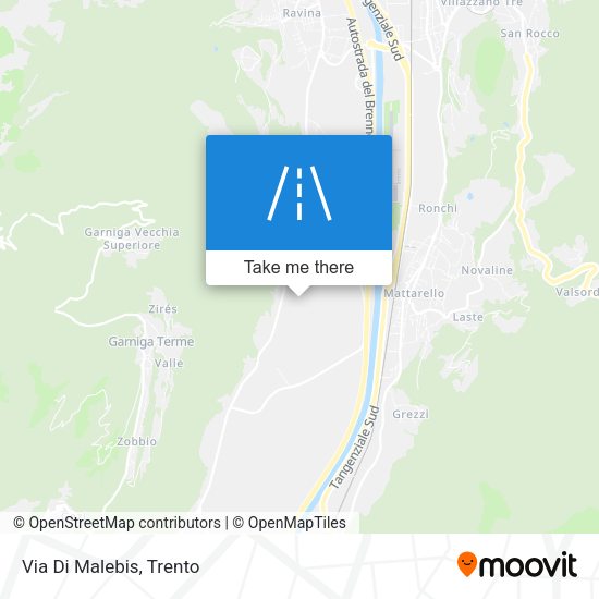 Via Di Malebis map