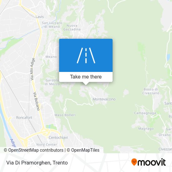Via Di Pramorghen map