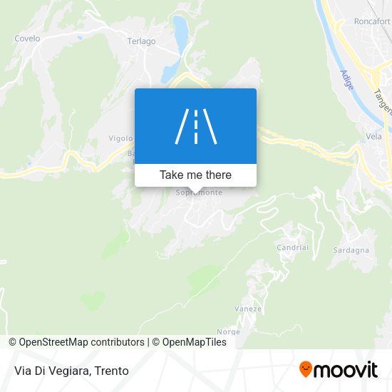 Via Di Vegiara map