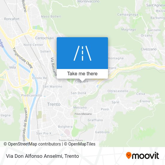 Via Don Alfonso Anselmi map