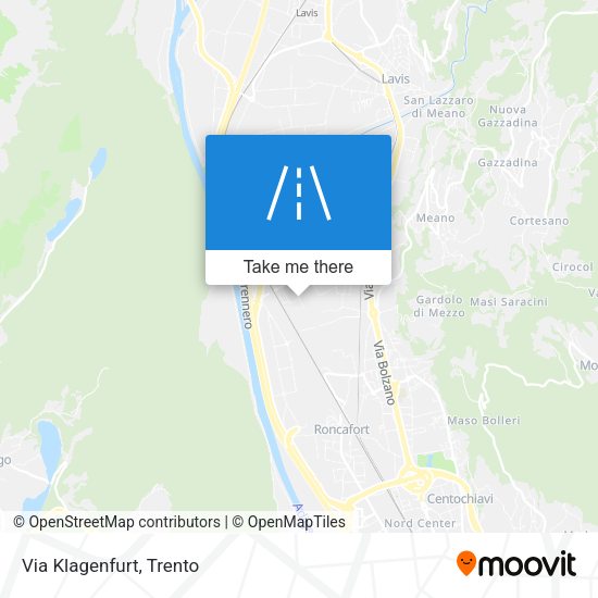 Via Klagenfurt map