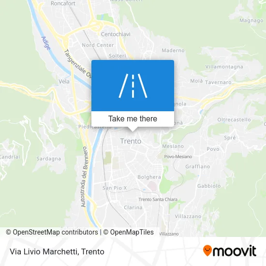 Via Livio Marchetti map