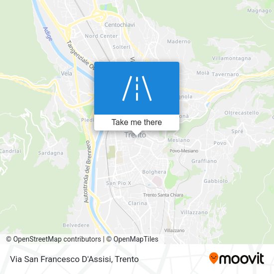 Via San Francesco D'Assisi map