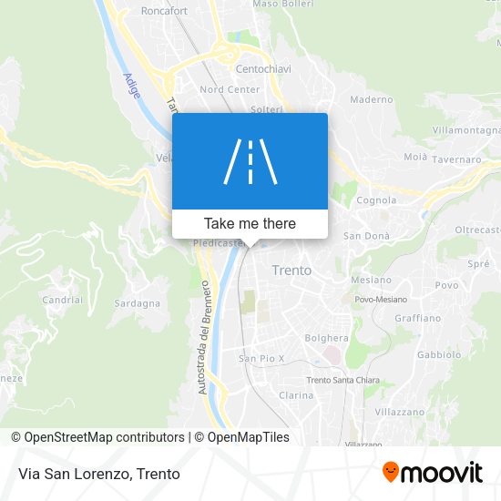 Via San Lorenzo map